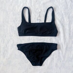Madewell Ribbed Bikini Set - BRAND NEW! (Size: L)